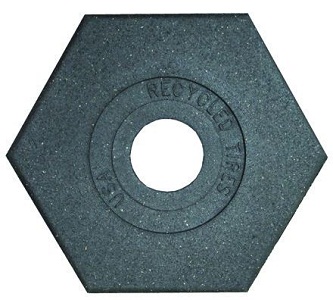Hexagon Rubber Base for Delineators